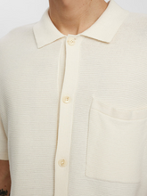 Afbeelding in Gallery-weergave laden, AKSvend S/S Knit Shirt 901840 9503 Tofu