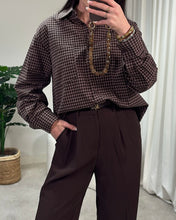 Afbeelding in Gallery-weergave laden, Blouse AMZelie LaLunaTheLabel 7544 Brown