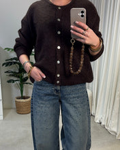 Afbeelding in Gallery-weergave laden, CardiganAMAmarisLaLunaTheLabel9970Chocolate__1