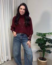 Afbeelding in Gallery-weergave laden, Trui AMBloomOra LaLunaTheLabel 8034 Bordeaux