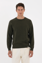 Afbeelding in Gallery-weergave laden, Signature Raglan Mouline Sweater Nowadays NAJ0201D3 751 Mineral Green