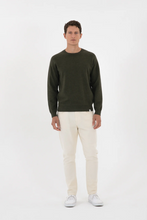 Afbeelding in Gallery-weergave laden, Signature Raglan Mouline Sweater Nowadays NAJ0201D3 751 Mineral Green