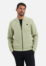 Afbeelding in Gallery-weergave laden, Sweater Full Zipper Pique Bomber No Excess 29100806SN 197 Light Moss