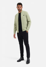 Afbeelding in Gallery-weergave laden, Sweater Full Zipper Pique Bomber No Excess 29100806SN 197 Light Moss