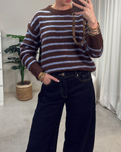 Afbeelding in Gallery-weergave laden, Trui AMAdele LaLunaTheLabel AR1021 Brown/Blue