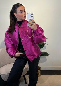 Bomber AMEvvi LaLunaTheLabel A-9833 Fuchsia