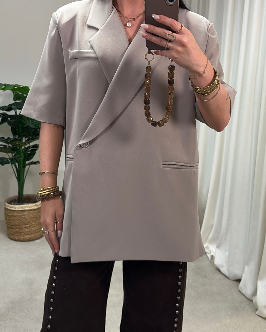 Blazer AMJoya LaLunaTheLabel AM_54802 Taupe Light