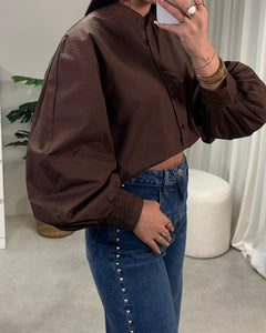 Blouse AMIlsen Lume LaLunaTheLabel MY6123 Brown