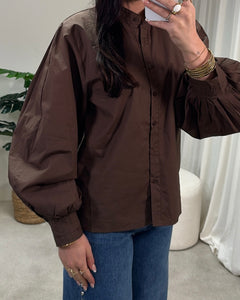 Blouse AMIlsen Lume LaLunaTheLabel MY6123 Brown
