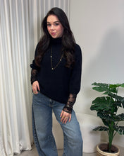 Afbeelding in Gallery-weergave laden, Trui AMBloomOra LaLunaTheLabel 8034 Black
