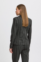 Afbeelding in Gallery-weergave laden, IHRuti BL14 Ichi 20121776-203764 203764 Dark Grey Melange Stripe
