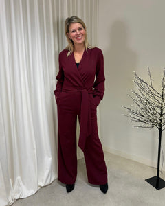 Jumpsuit AMLot Perla Nera 22715 Bordeaux