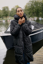 Afbeelding in Gallery-weergave laden, KANika Padded Coat Kaffe 10510276 100121 Black Deep
