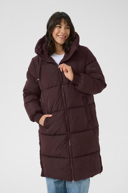 KANika Padded Coat Kaffe 10510276 191619 Fudge