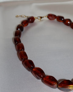 Ketting AMAmare LaLunaTheLabel BJ18642 Brown/Gold