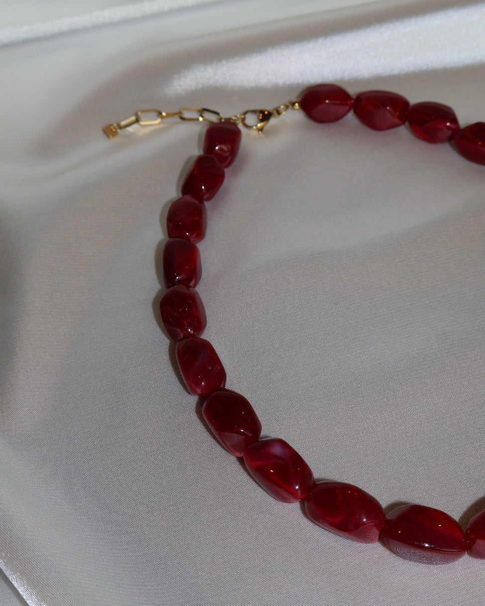 Ketting AMAsteria LaLunaTheLabel BJ18643 Red/Gold
