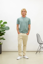 Afbeelding in Gallery-weergave laden, Knitted Silk Polo Nowadays NAI1202D3 759 Jade Green
