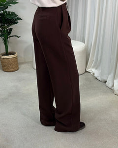 Pantalon AMSeraphina LaLunaTheLabel AM_54902 Brown
