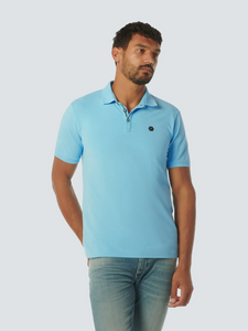 Polo Pique Garment Dyed 23380101SN 036 Aqua