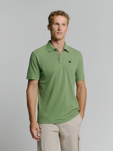 Polo Pique Garment Dyed No Excess 27380201SN 050 Green