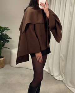 Poncho AMAvayah LaLunaTheLabel 21951 Brown