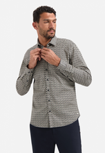Afbeelding in Gallery-weergave laden, Shirt Stretch Allover Printed No Excess 29450890 020 Black

