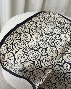 Sjaal AMSahari LaLunaTheLabel AM_53500 Black/Flower