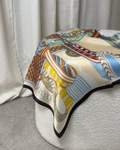 Afbeelding in Gallery-weergave laden, Sjaal AMSahari LaLunaTheLabel AM_53500 Brown/Orange
