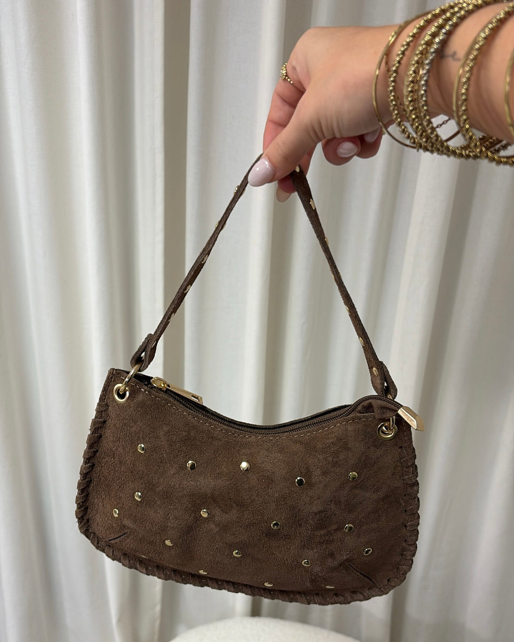 Tas Casey LaLunaTheLabel AM_54810 Suède Taupe