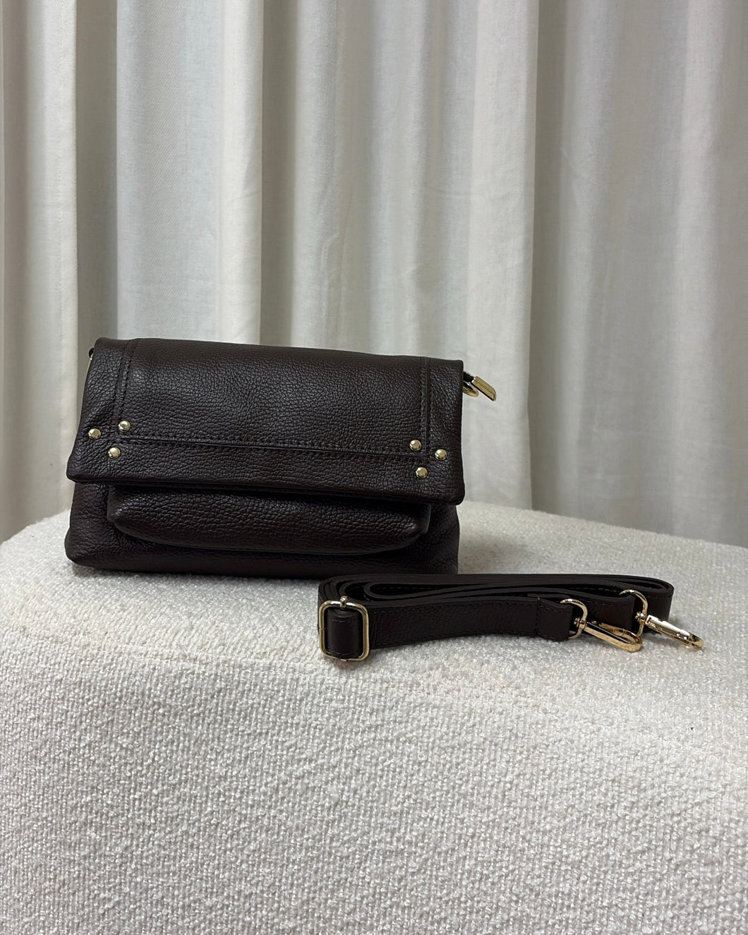 Tas Jade LaLunaTheLabel T1106-0R0 Dark Brown