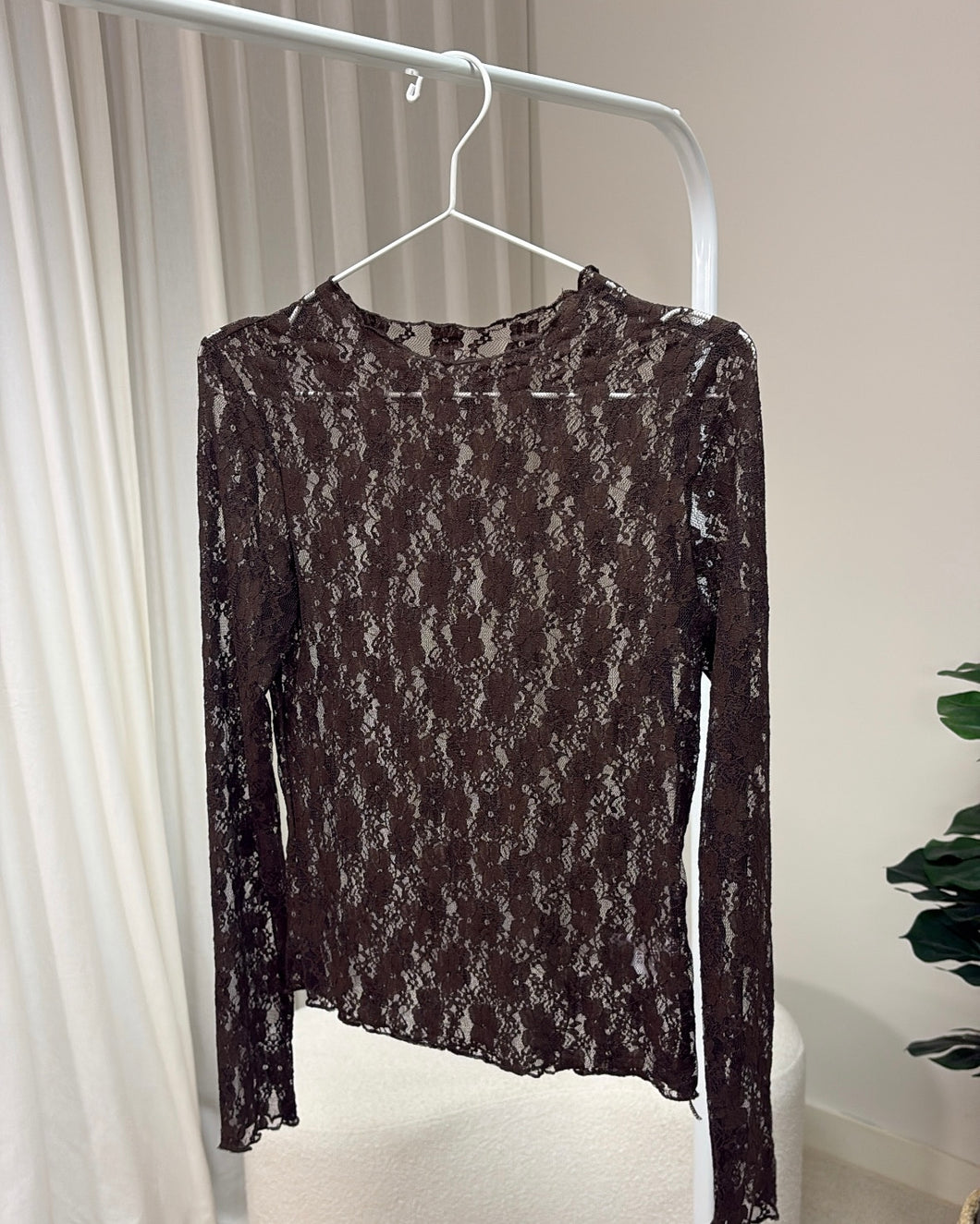 Top AMLaunne LaLunaTheLabel L1452 Brown