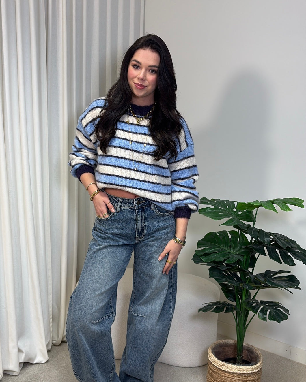 TruiAMNinaLaLunaTheLabelYP1734BlueStripe__1