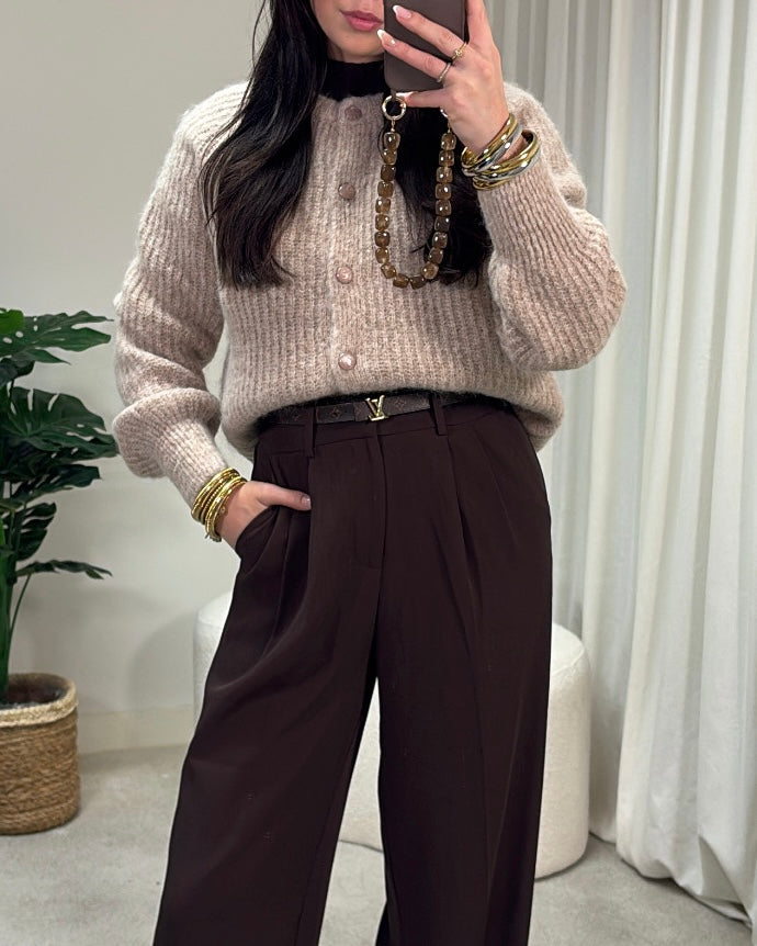 Vest AMSibyl LaLunaTheLabel YP1851 Taupe